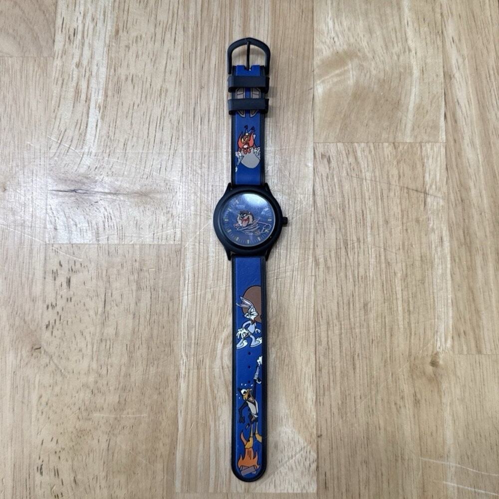 Armitron Taz Watch Men’s‎ Women's 32mm Case Black Resin Band Quartz,New Battery